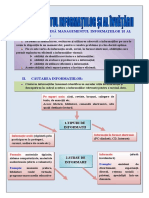 Managementul Informatiilor Si Al Invatarii