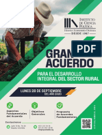 Gran Acuerdo Sobre Lo Fundamental para Sector Rural