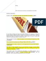 Partes de Una Noticia-Toblerone