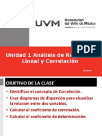 UVM UNIDAD 1 Regresion Lineal y Correlacion 2a Parte