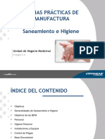 BPM saneamiento e higiene