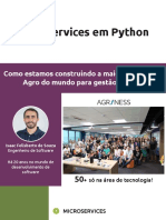 Microservices em Python na maior plataforma Agro do mundo