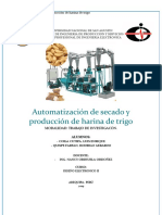 Automatización de secado y producción de harina de trigo