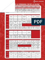 Menú Semanal 29.03 Al 04.04