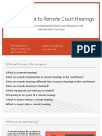Guide To Remote Hearings in The Massachusetts Trial Court For Attorneys and SRL v.3