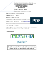 QUIMICA Guía de Aprendizaje Escuela en Casa Primer Periodo