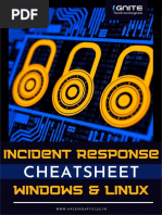 Incident Response Cheatsheet