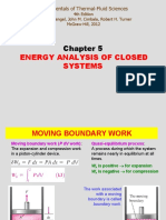 Thermal-Fluid Fundamentals Chapter 5 Moving Boundary Work and Energy Analysis