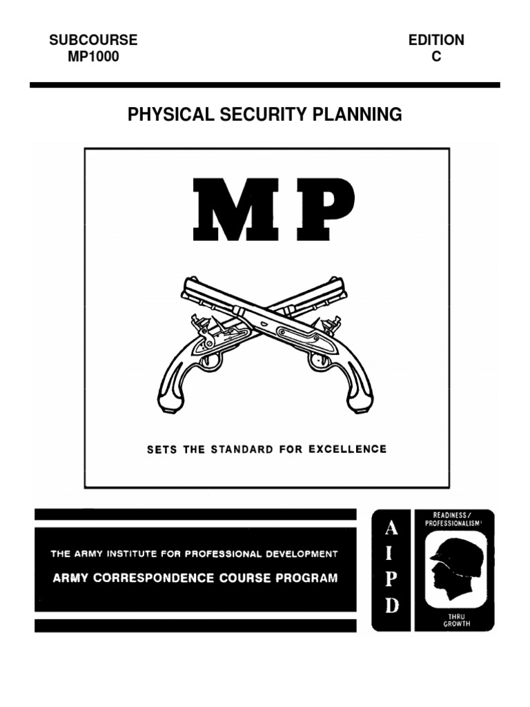 Developing an Effective Physical Security Plan PDF Physical Security Security Guard
