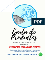 Carta de Productos Fresh Fish Med Febrero