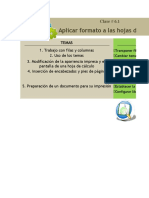 Clase 6.1 - Formato de Hojas de Calculo e Impresion