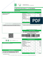 Formato Múltiple de Pago de La Tesorería 2021-1