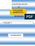 Evaluación Diagnóstica 5°