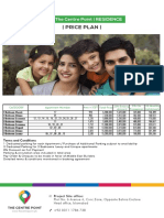 Price Plan - : The Centre Point - RESIDENCE