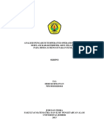 ANALISIS PENGARUH TEMPERATUR OPERASIONAL DALAM SIMULASI KARAKTERISTIK ARUS-TEGANGAN PADA DIODA Si MENGGUNAKAN FEMLAB SKRIPSI