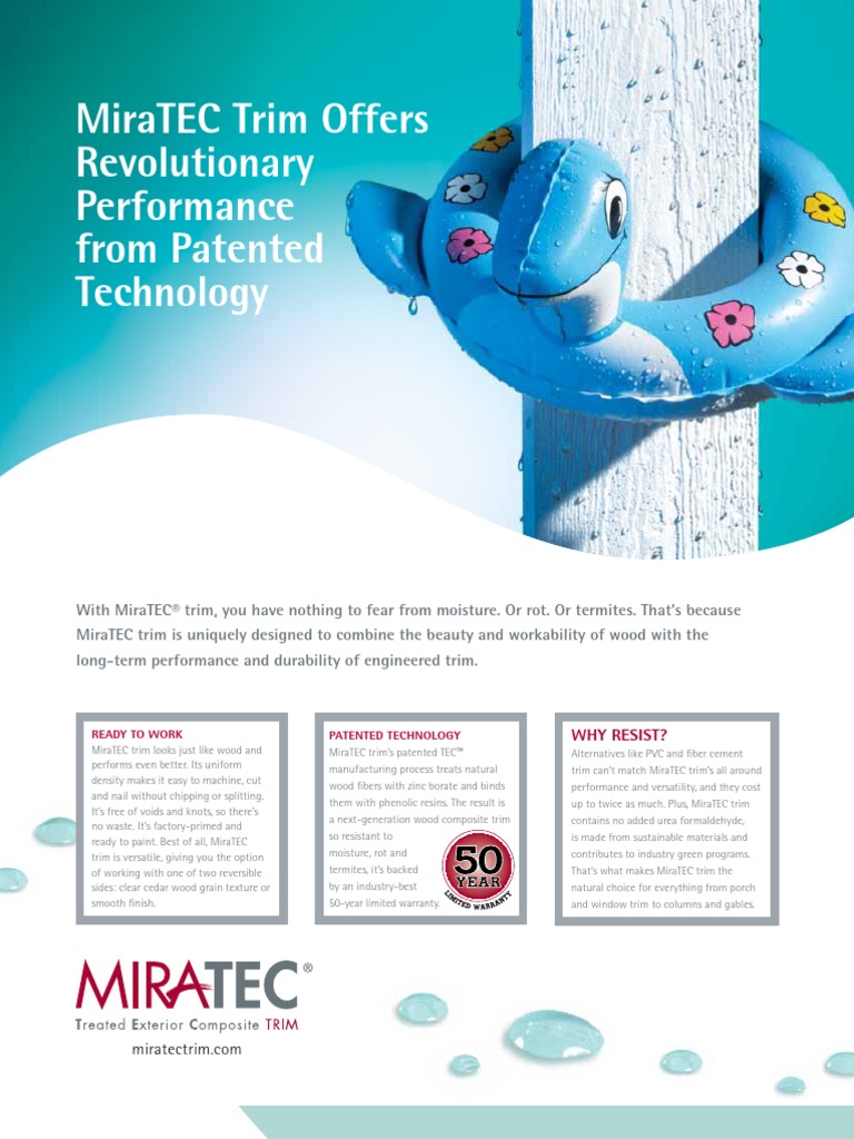 MiraTEC Trim Brochure | PDF | Wood | Green Building