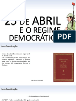 O 25 de Abril e o Regime Democrático (Parte 2)
