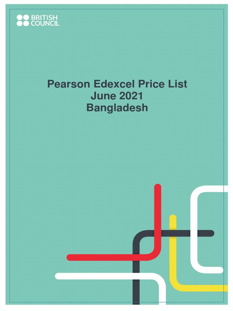 Edexcel Pricing List for Bangladesh | PDF | Geography | Science And ...