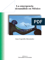 La Emergencia Del Psicoanalisis en Mexico - Juan Capetillo