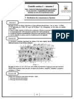 Devoir 2 Modele 2 SVT 2 Bac SM A Semestre 1