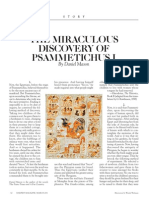 Miraculous Discover of Psammetichus I