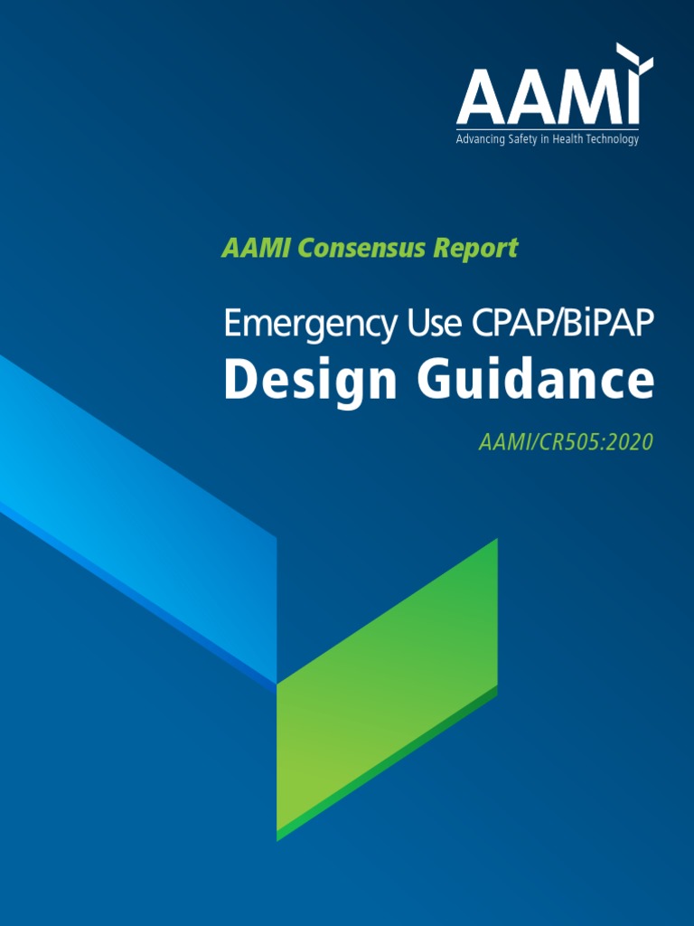 AAMI - Emergency Use CPAP - BiPAP Design Guidance | PDF | Nature