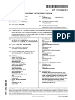 Production of Polylactid Acid