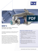 MSF 3: Alimentador de fio com controle sem contato e tensão constante