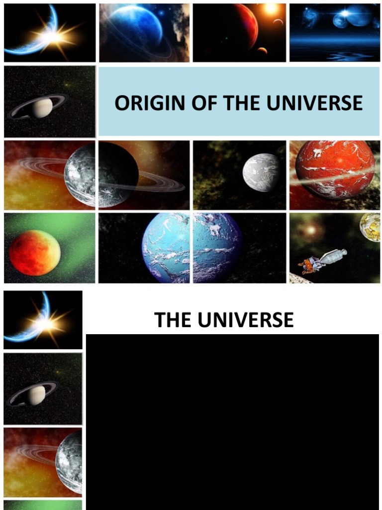 1 - Origin of The Universe | PDF | Big Bang | Universe
