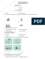 LATIHAN PTS KELAS 1 (Tema 6 Subtema 1 Dan 2)