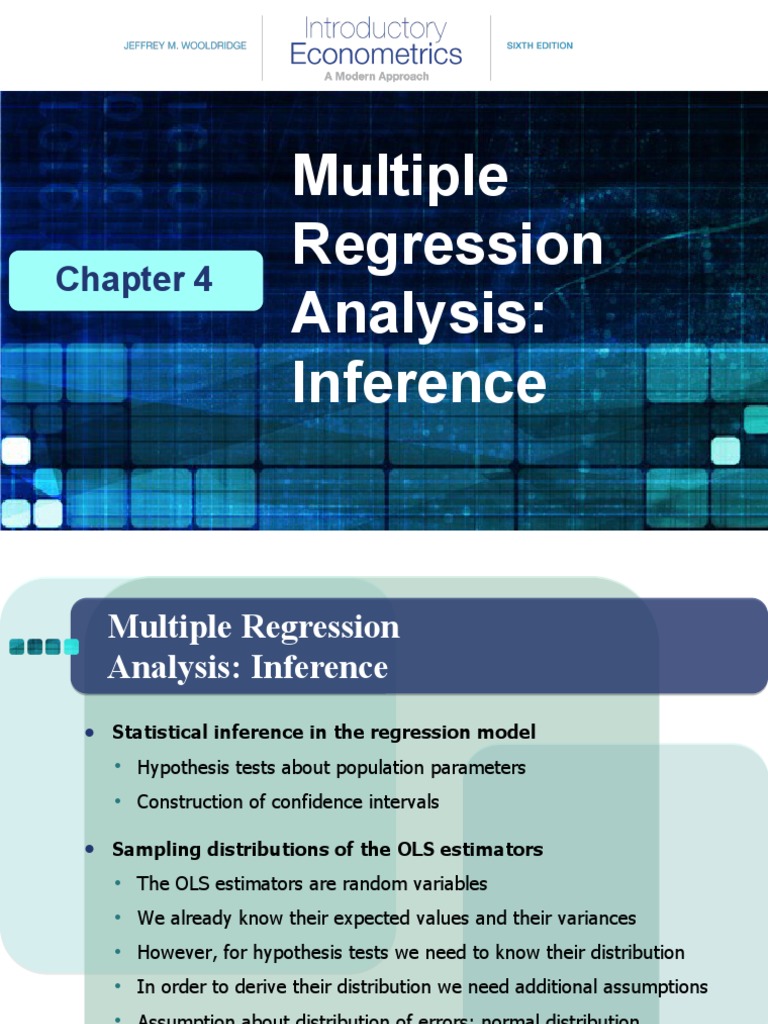 Hypothesis Testing in Regression Analysis | PDF | Statistical