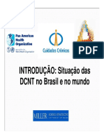 1- Introdução - Situação das DCNT no Brasil e no mundo
