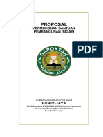 Proposal: Permohonan Bantuan Pembangunan Irigasi