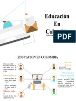 Diagrama de La Educacion en Colombia