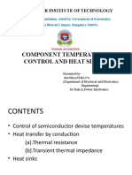 Component Temperature Control and Heat Sinks: Dr. Ambedkar Institute of Technology