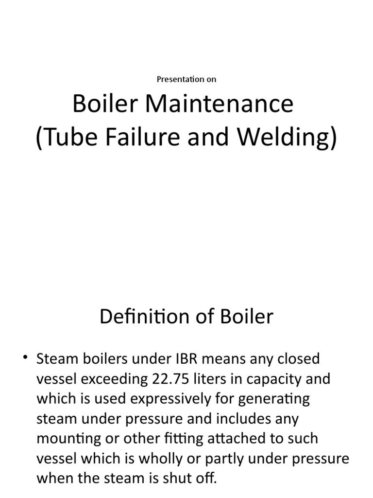Boiler Maintenance Gyanendra Sharma NPTI Delhi PDF Welding Construction