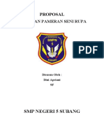 Proposal Pameran Seni Rupa SMPN 5 Subang