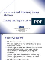 Observing and Assessing Young Children: Guiding, Teaching, and Learning