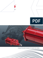 CP Range: Compact Pneumatic Actuators For Quarter-Turn Valves