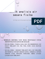 Teknik Analisis Air SCR Fisika