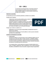 Resumen NTC-ISO 19011, NTC 265 y capítulos del libro.