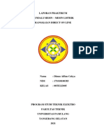 LAPORAN PRAKTIKUM DIRECT ON LINE - Dimas Alfian Cahya - 171010100383