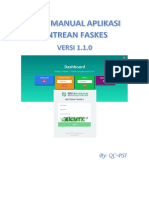 User Manual Aplikasi Antrean Faskes Versi 1.1.0