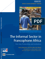 The Informal Sector in Francophone Africa