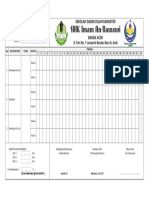 Daftar hadir guru karyawan