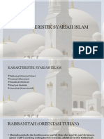 Karakteristik Syariah Islam