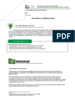 The Nature of Mathematics: Learning Objectives