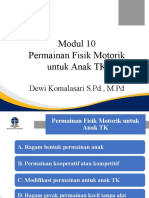 5) Kegiatan Fisik Motorik Melalui Permainan