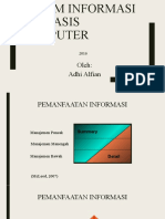 TIA - Sistem Informasi Berbasis Komputer