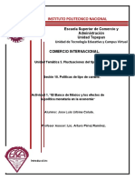 EL Banco de Mexico y Los Efectos de La Politica Monetaria en La Economia